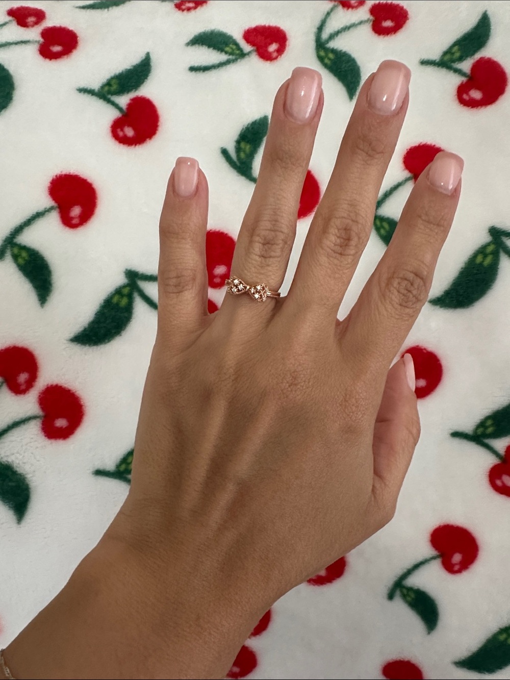 Rose Gold Love Knot Ring